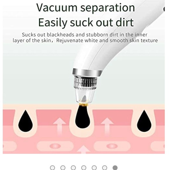 Facial Blackhead Remover Pore Vacuum -Pore Cleaner 5 Suction, Rechargeable - Picture 7 of 15